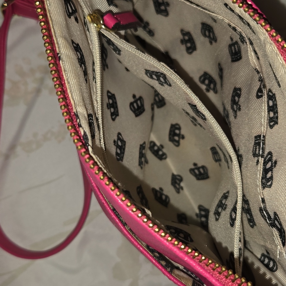 Juicy Couture Preppy Pink Fantasy Crossbody Bag - Picture 7 of 8
